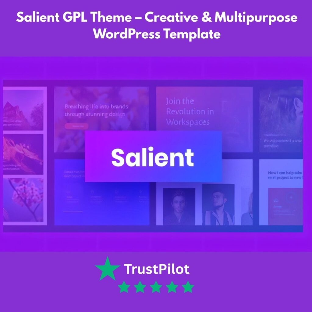 Salient Theme GPL – Premium Multipurpose WordPress Theme [Latest Version]
