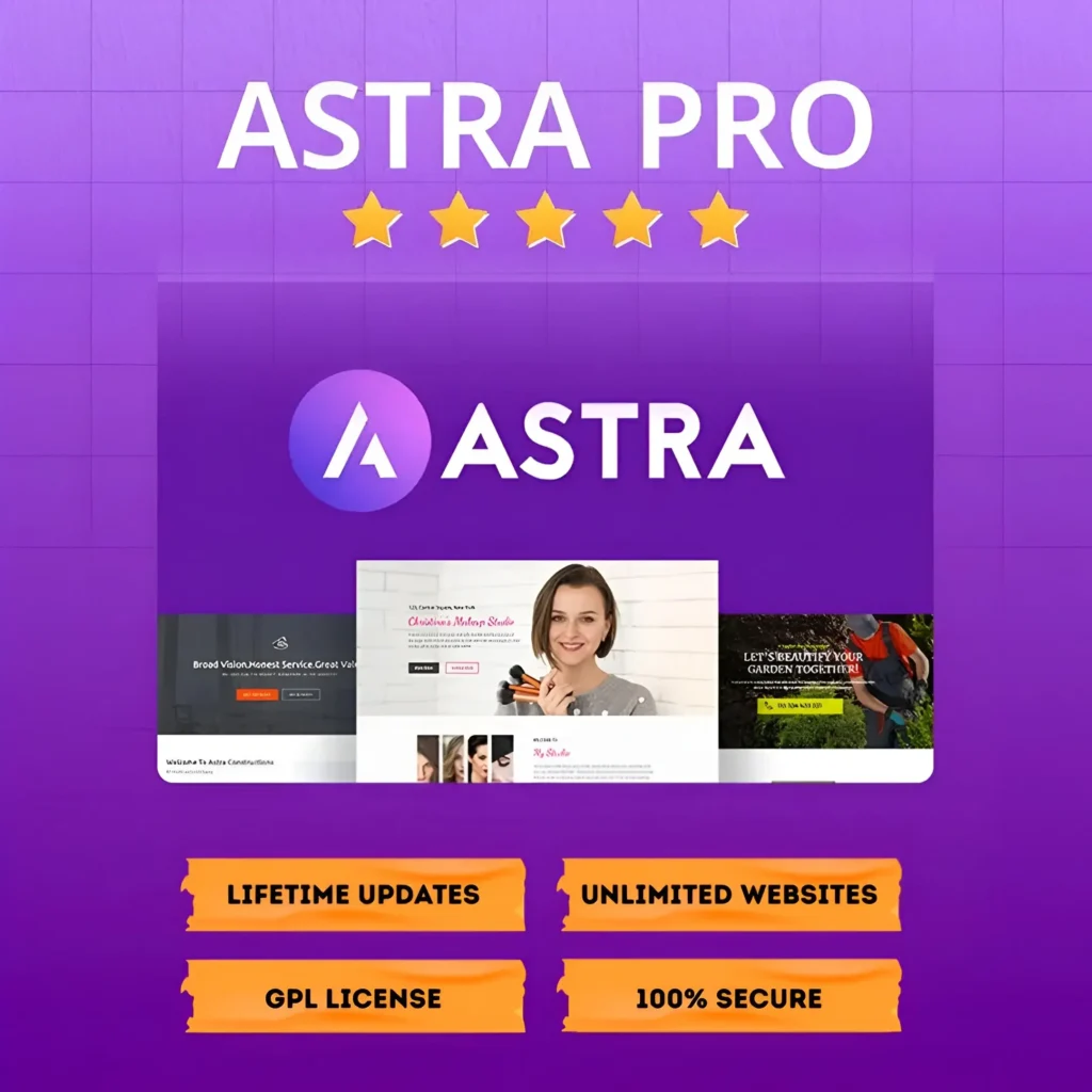Astra Pro GPL – Lifetime Access, Unlimited Websites, Fast & Lightweight WordPress Theme